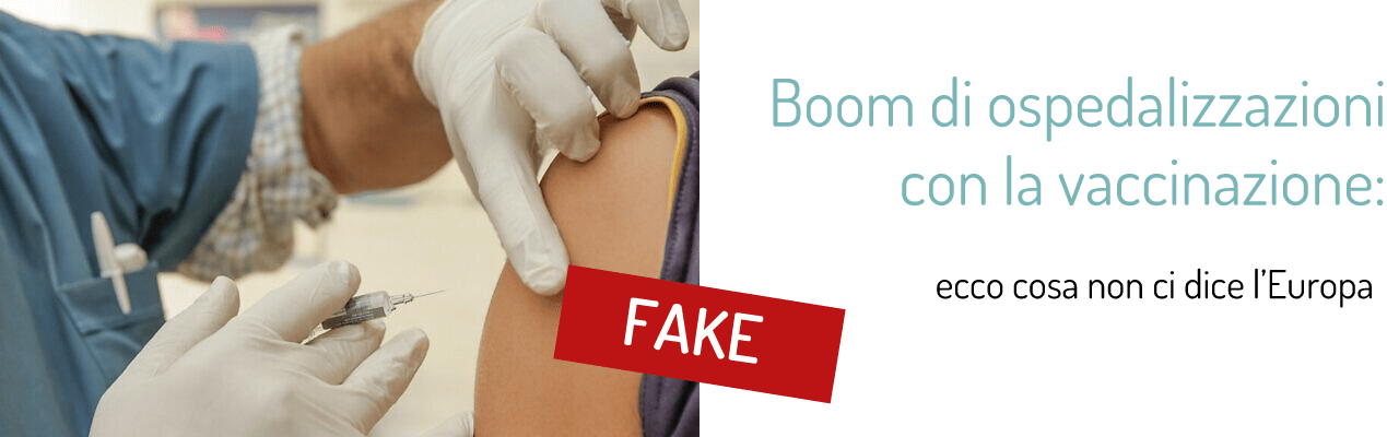 Boom di ospedalizzazioni con la vaccinazione